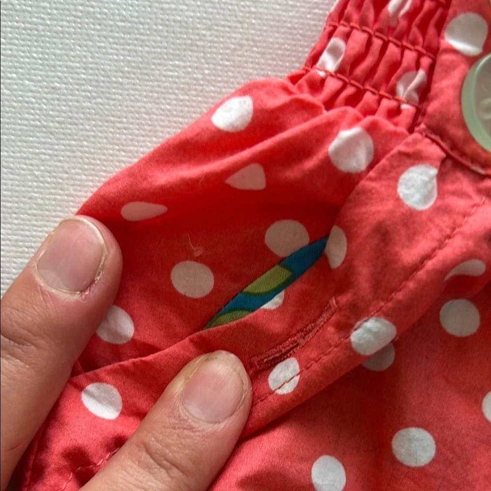 Matilda Jane Shorts Retro Dream Dot Pink Hello Lovely Button Puff Size 4